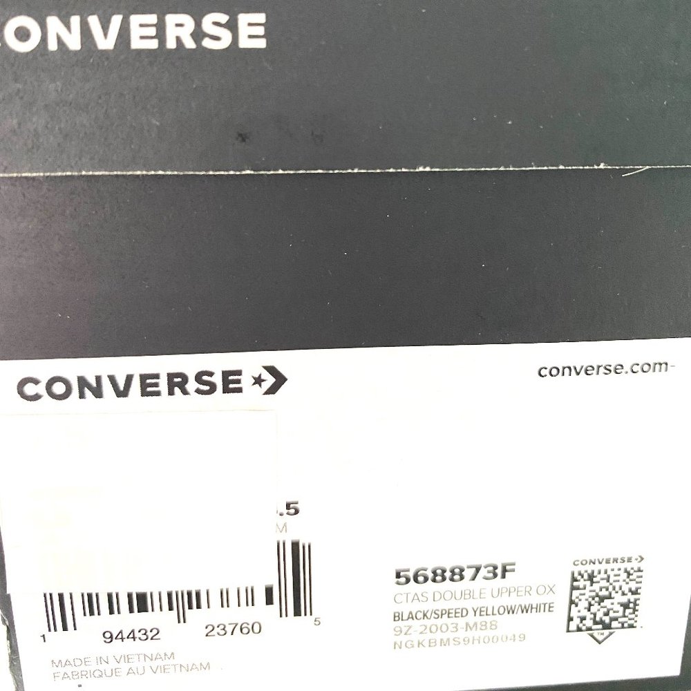 🌸Sale🌸 Converse Chuck Taylor All Star DOUBLE UPPER Low Women Size 6.5 568873F - Picture 12 of 16